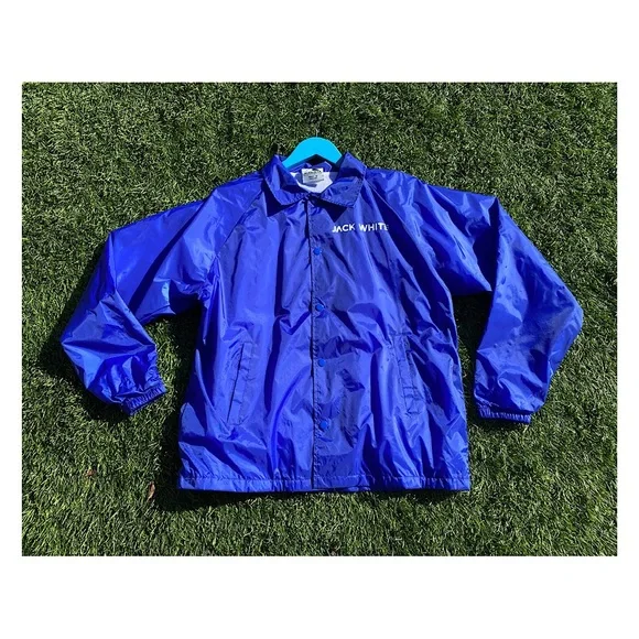 NWOT-Unisex Sz M-Jack White windbreaker-purchased at Santa Barbara Bowl - Picture 4 of 7